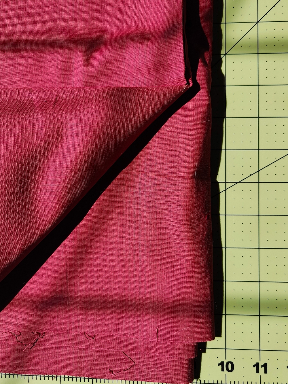 Berry Wine Solid Fabric 100% Cotton 1.5 Yds